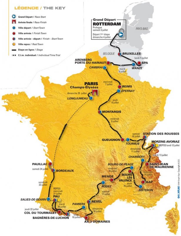 tour de france map 2010. a tour de france map 2010.