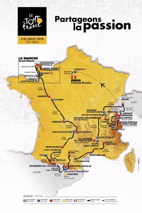Тур де Франс-2016. Презентация маршрута