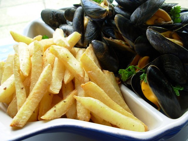 :  - Moules & Frites