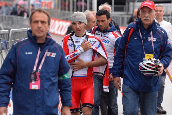 Большой завал на 6-м этапе Джиро д’Италия-2014