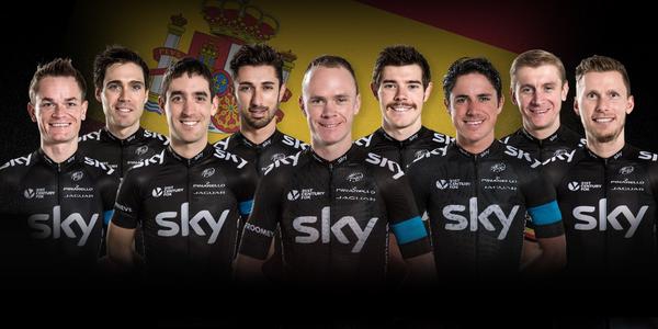 Состав команды Sky на Вуэльту Испании-2014