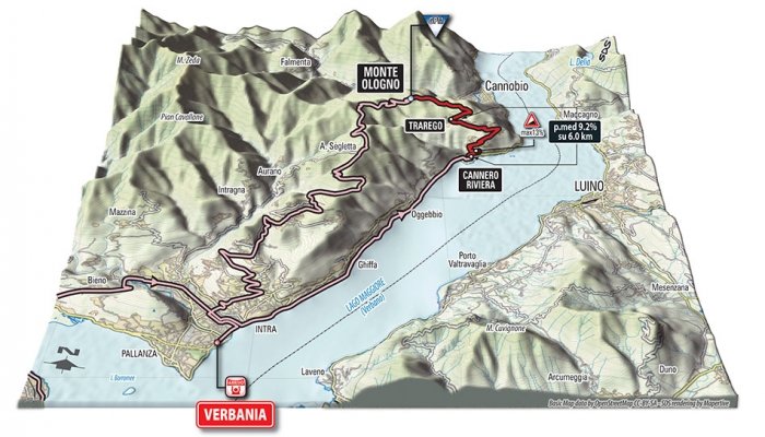 Джиро д’Италия-2015, превью этапов: 18 этап, Мелиде - Вербания, 172 км