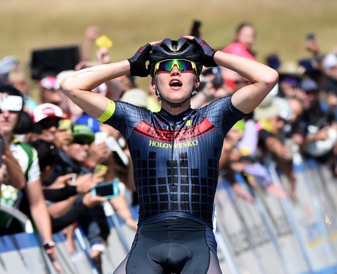 Том Скуйиньш - победитель 3 этапа и новый лидер общего зачёта Тура Калифорнии-2015