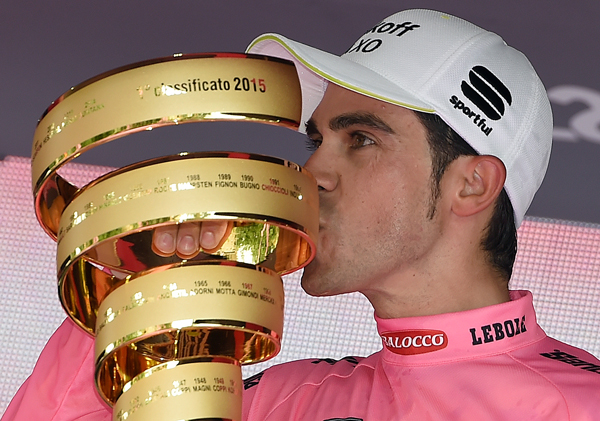 Альберто Контадор - победитель Джиро д'Италия-2015