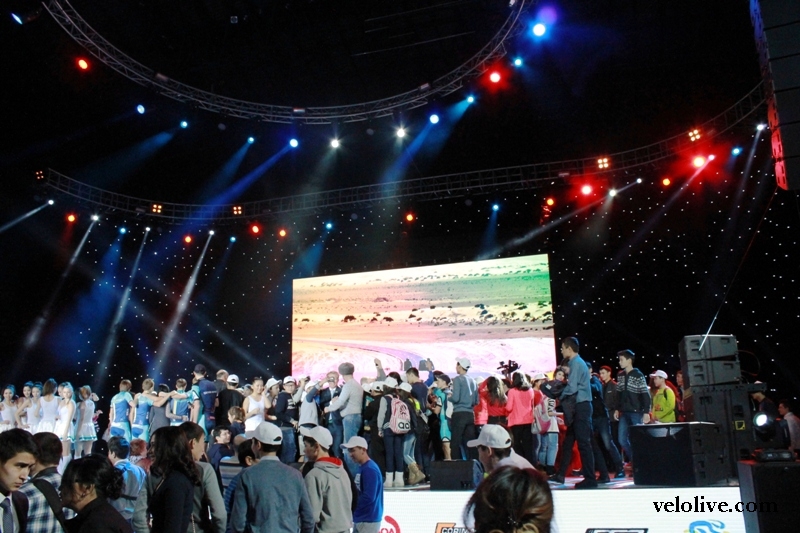 VeloLIVE на церемонии чествования велосипедных команд Казахстана в Астане