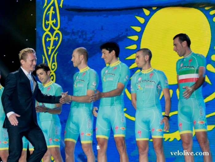 VeloLIVE на церемонии чествования велосипедных команд Казахстана в Астане