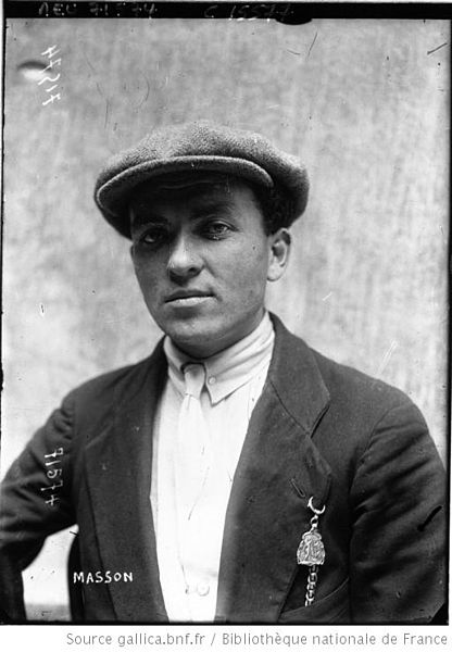 Эмиль Массон (Émile Masson) - участник Париж-Рубэ (Paris–Roubaix)-1919