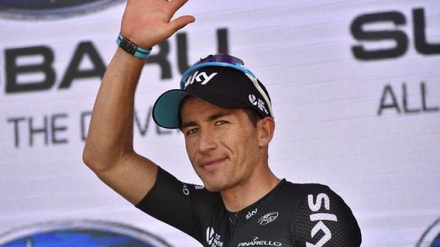 Серхио Энао (Sky) - горный король и призер Тура Даун Андер-2016