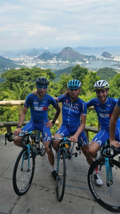 Нибали, Ару и Малори провели разведку олимпийской трассы в Рио-де-Жанейро