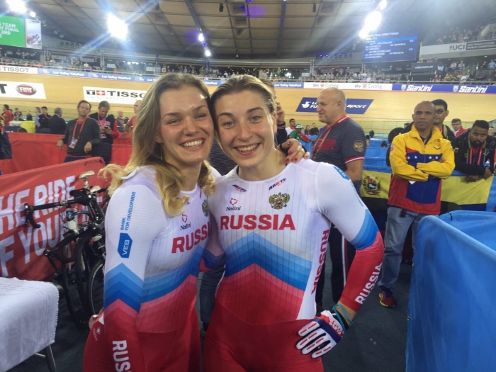 Сборная России завоевала первое золото Чемпионата мира по велоспорту на треке