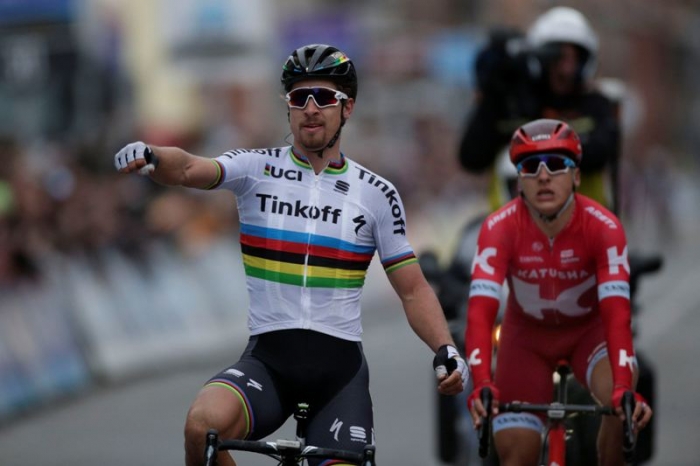 Петер Саган одержал победу на классике Гент-Вевельгем-2016 и возглавил рейтинг «Мирового тура»