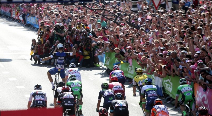 Джиро д'Италия-2016. Результаты 2 этапа