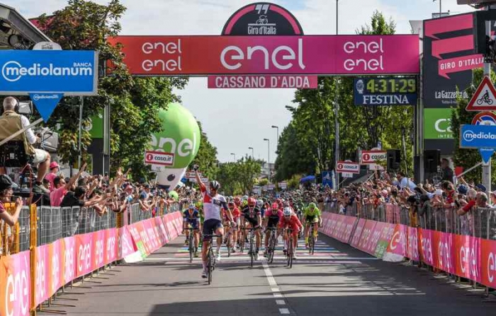 Джиро д'Италия-2016. Результаты 17 этапа