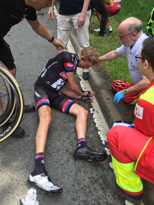 Этап Тура Бельгии отменён из-за инцидента с мотоциклами