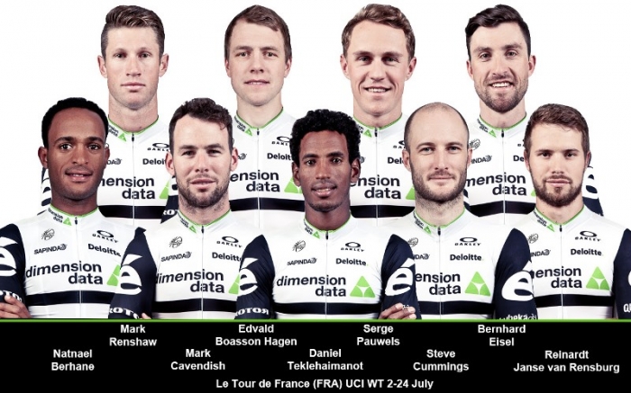 Состав команды Dimension Data на Тур де Франс-2016