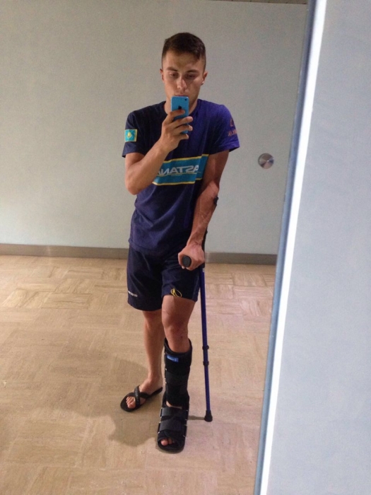 Алексей Луценко (Астана) получил травму на тренировке