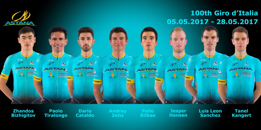 Команда «Астана» не будет заменять Микеле Скарпони, в составе на «Джиро д’Италия» будет 8 гонщиков