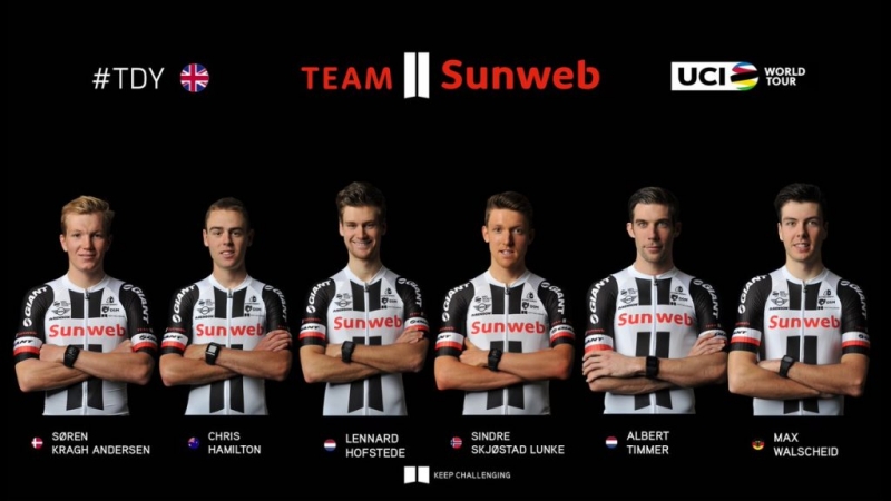 Состав команды Sunweb на Джиро д'Италия-2017