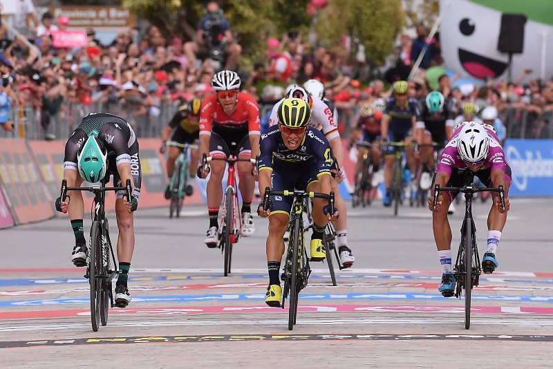 Калеб Юэн, Фернандо Гавирия и Сэм Беннетт о 7-м этапе Джиро д'Италия-2017