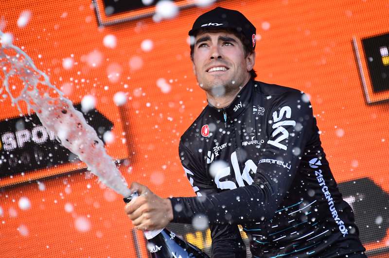 Микель Ланда посвятил победу на 19-м этапе Джиро д'Италия-2017 Микеле Скарпони