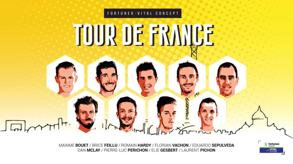 Состав команды Fortuneo - Vital Concept на Тур де Франс-2017