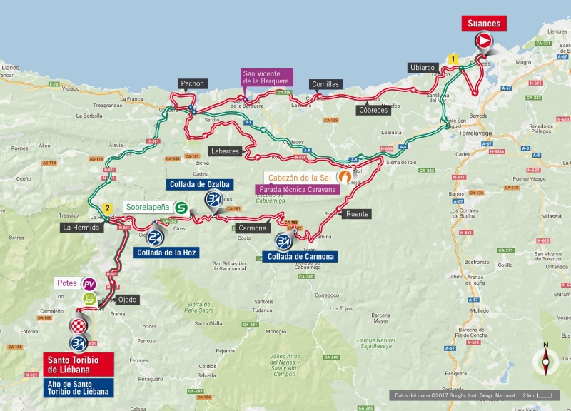 Вуэльта Испании-2017, превью этапов: 18 этап, Суансес - Альто-де-Санто-Торибьо, 169 км