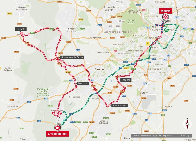 Вуэльта Испании-2017, превью этапов: 21 этап, Арройомолинос - Мадрид, 117,6 км