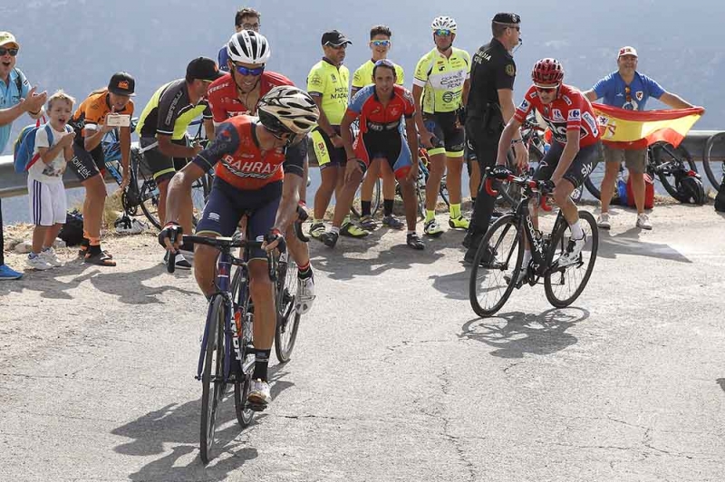Крис Фрум, Альберто Контадор, Винченцо Нибали, Ильнур Закарин, Эстебан Чавес о 14-м этапе Вуэльты Испании-2017