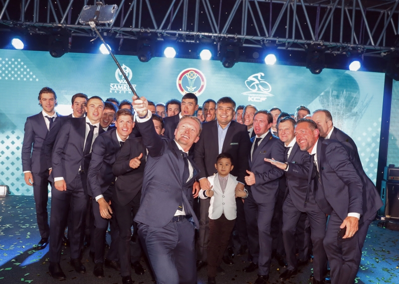 Команда «Астана» представила свой состав 2018 года