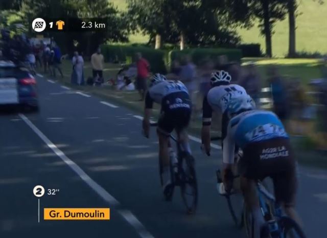 Том Дюмулин потерял время на 6-м этапе Тур де Франс-2018