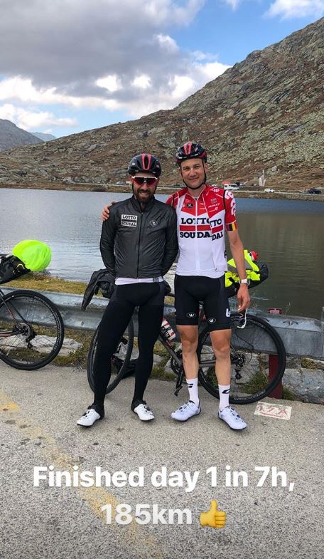 Томас де Гендт и Тим Велленс: из Италии до Бельгии за шесть дней на велосипедах