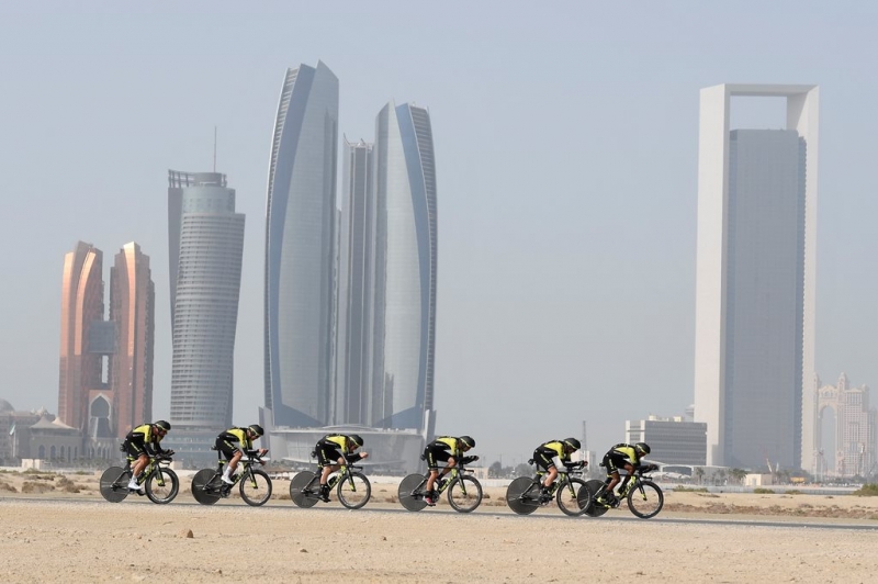 Команда Jumbo-Visma – победитель 1 этапа Тура ОАЭ-2019