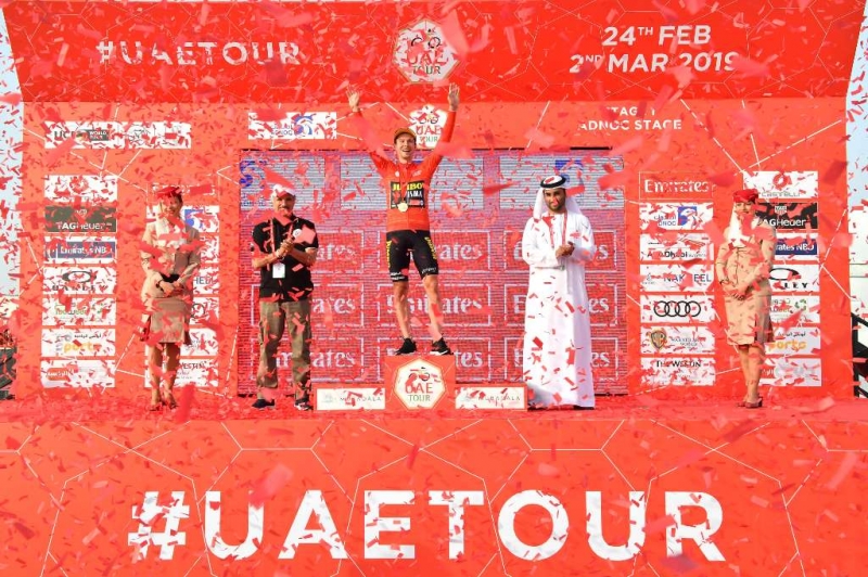 Команда Jumbo-Visma – победитель 1 этапа Тура ОАЭ-2019