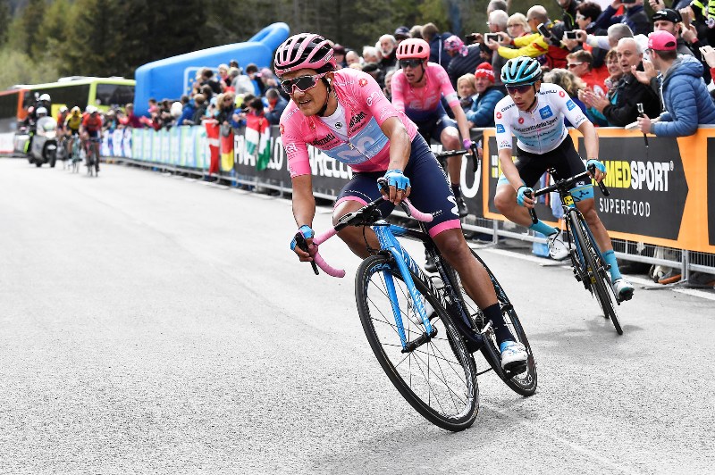 Ричард Карапас, Примож Роглич, Винченцо Нибали, Мигель Лопес о 17-м этапе Джиро д’Италия-2019