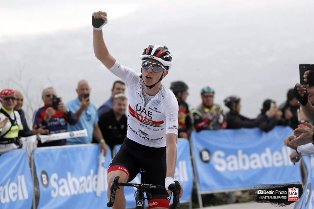 Тадей Погачар – победитель королевского горного этапа Вуэльты Валенсии-2020