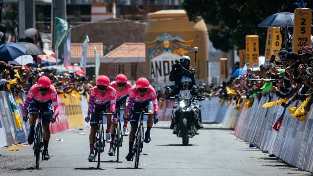 Команда EF Pro Cycling – победитель 1 этапа Тура Колумбии-2020