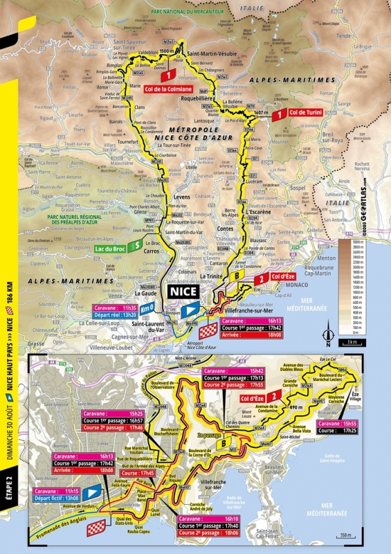 Тур де Франс-2020, превью этапов: 2 этап, Ницца - Ницца