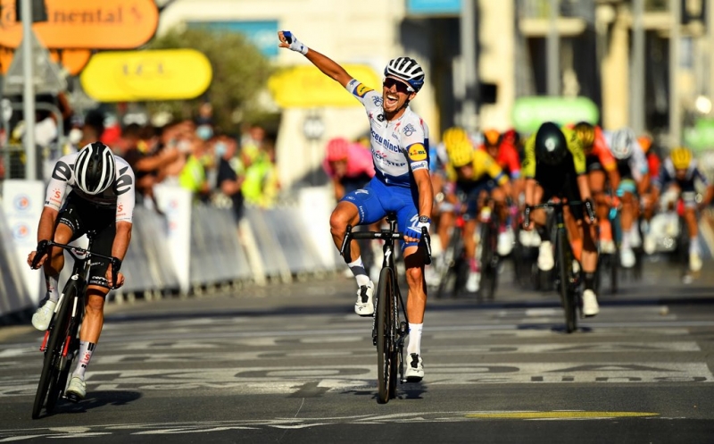 Жулиан Алафилипп одержал победу на 2-м этапе Тур де Франс-2020
