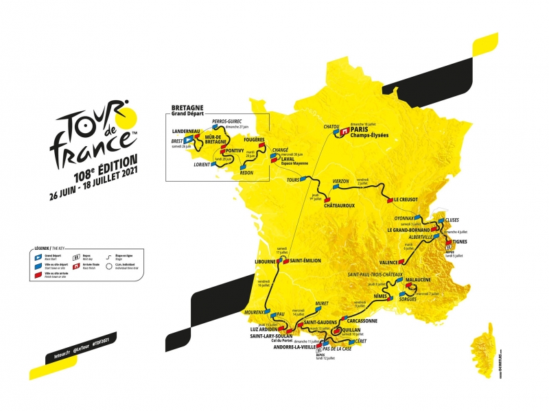 Презентация маршрута Тур де Франс-2021