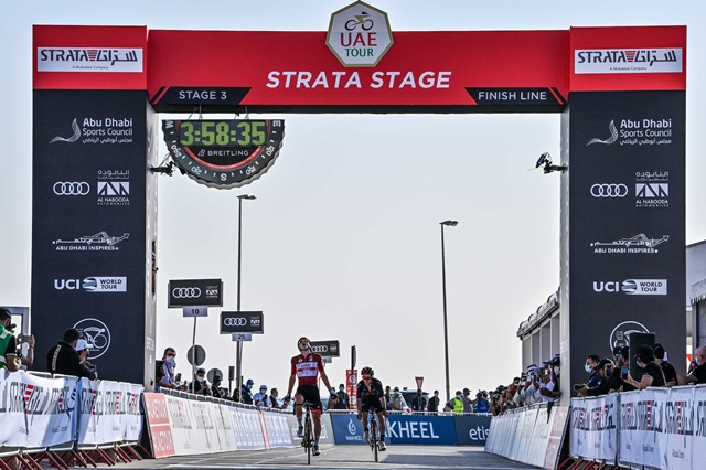 Тадей Погачар – победитель 3 этапа Тура ОАЭ-2021