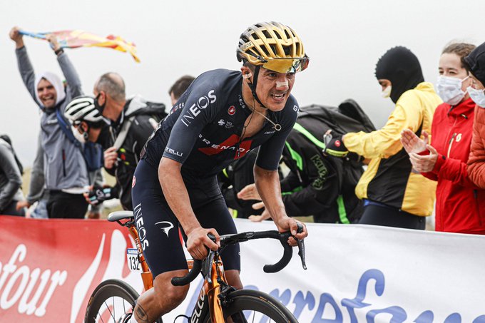 Ричард Карапас сошёл с 14 этапа Вуэльты Испании-2021