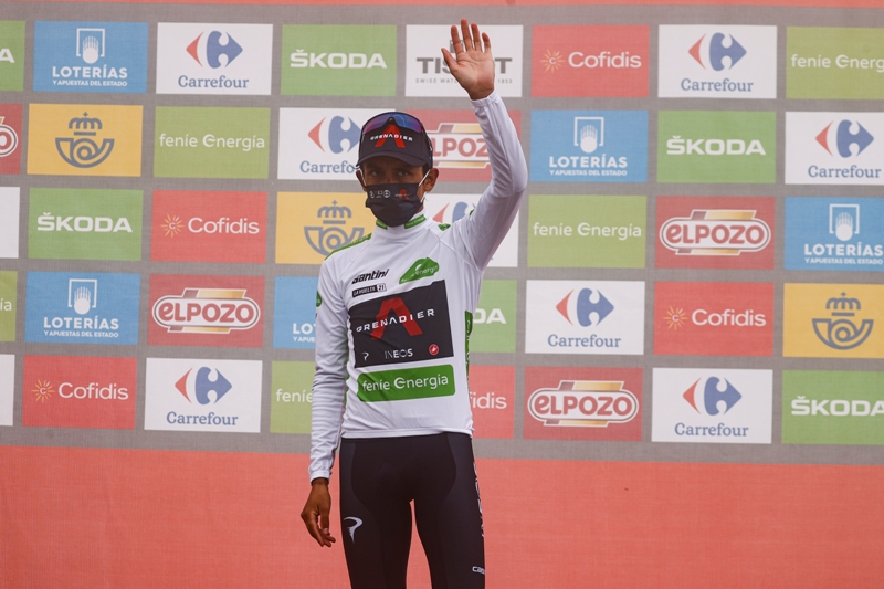 Мигель Анхель Лопес - победитель 18 этапа Вуэльты Испании-2021 с финишем на Гамонитейру