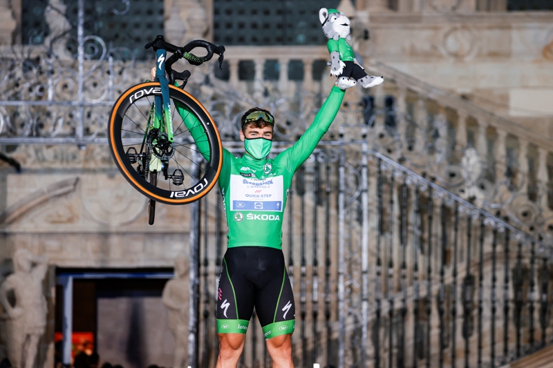 Три победы на этапах и зелёная майка Фабио Якобсена на Вуэльте Испании-2021