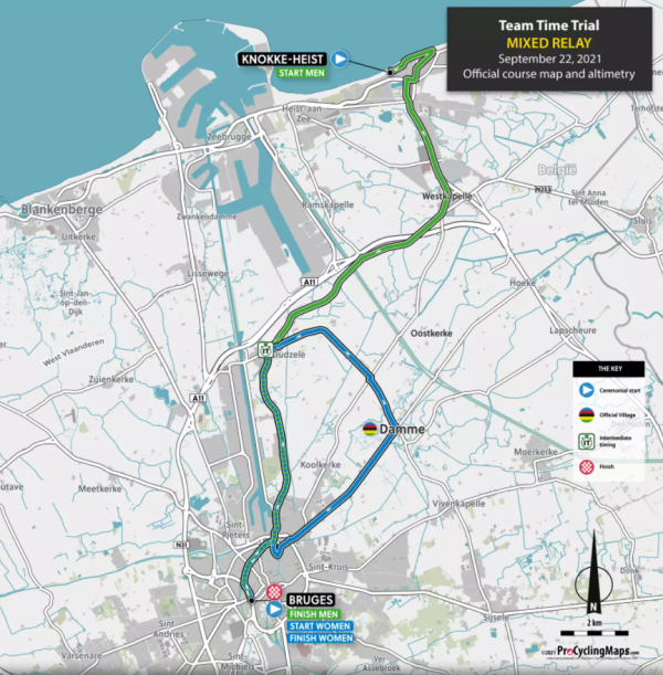Чемпионат мира по шоссейному велоспорту-2021 во Фландрии. Информация
