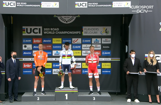 Михаэль Вальгрен – бронзовый призёр групповой гонки чемпионата мира по велоспорту-2021