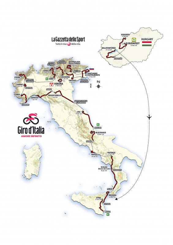 Джиро д&rsquo;Италия-2022: презентация маршрута