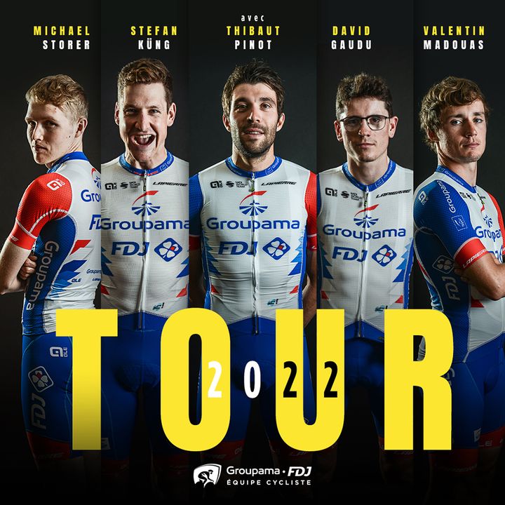 Тибо Пино, Давид Годю и Майкл Сторер возглавят команду Groupama-FDJ на Тур де Франс-2022