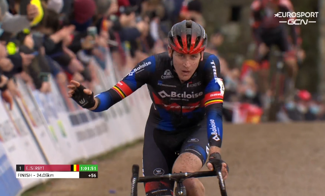 Эли Изербит – победитель этапа Кубка мира по велокроссу во Фламанвиле