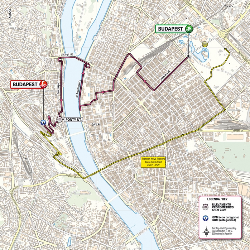Джиро д’Италия-2022, превью этапов: 2 этап, Будапешт - Будапешт