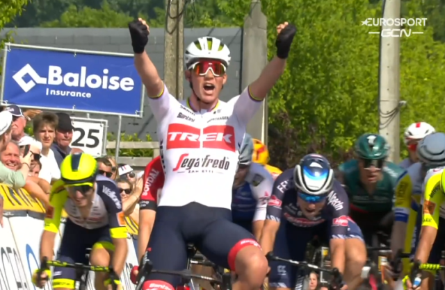 Мадс Педерсен – победитель 1 этапа Тура Бельгии-2022